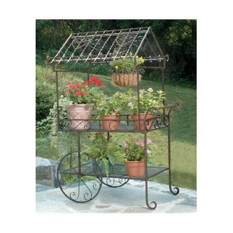 deer park steel flower cart